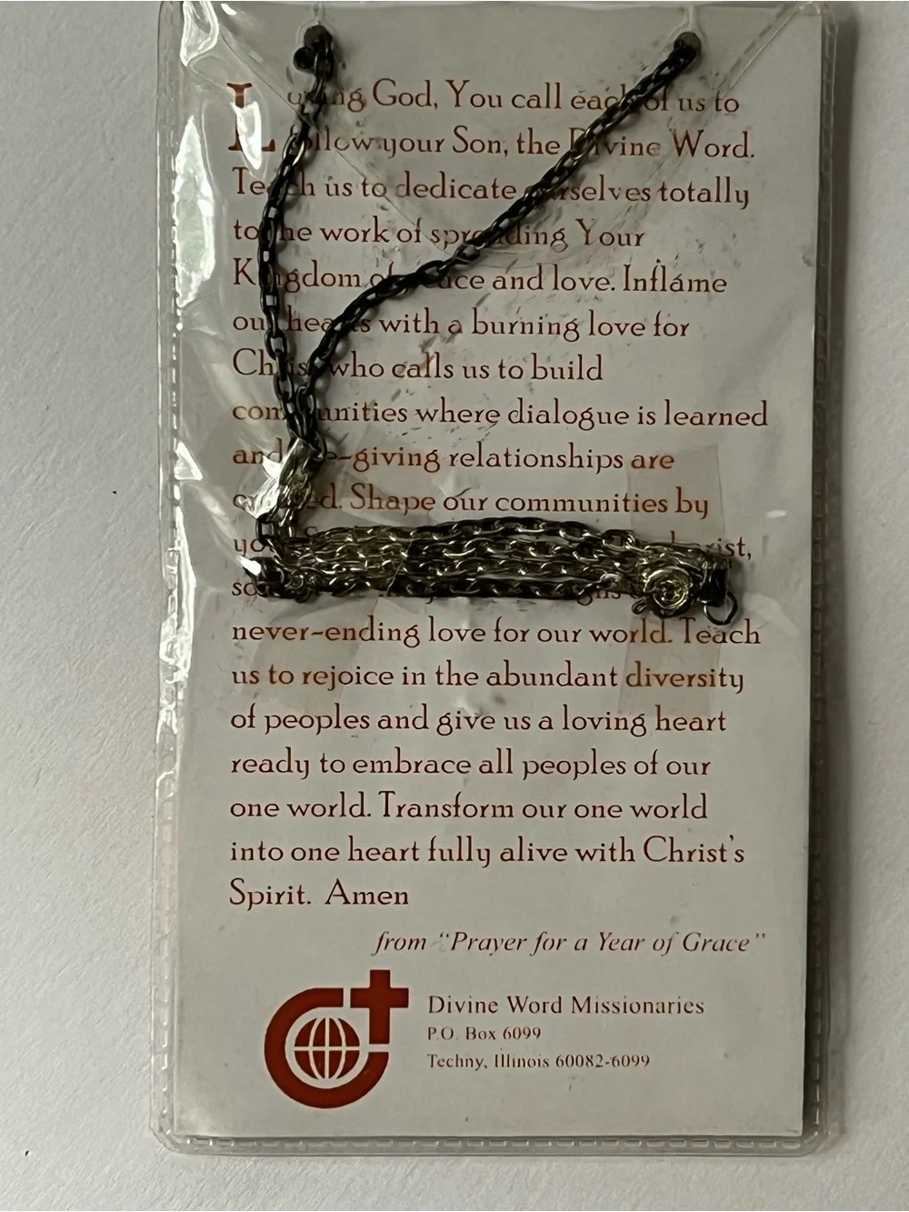St. Anthony & Madonna Prayer Card Necklaces - Religious Medal Set, Blue & Black